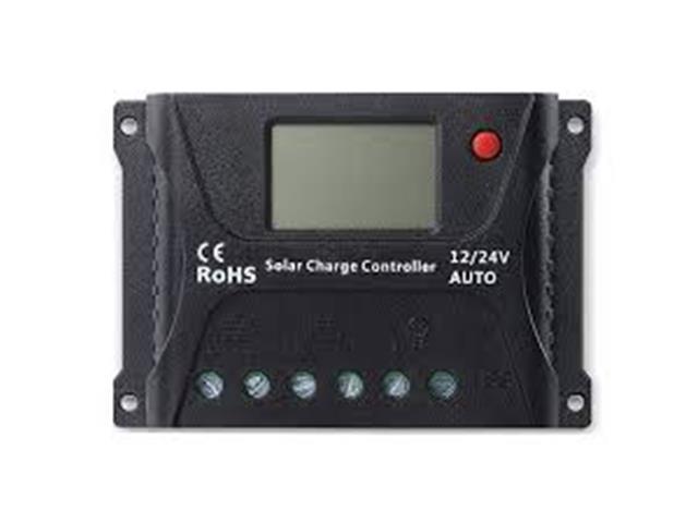 SOLARNI REGULATOR POLNJENJA SR-HP2410 10A 12V/24V Z LCD ZASLONOM