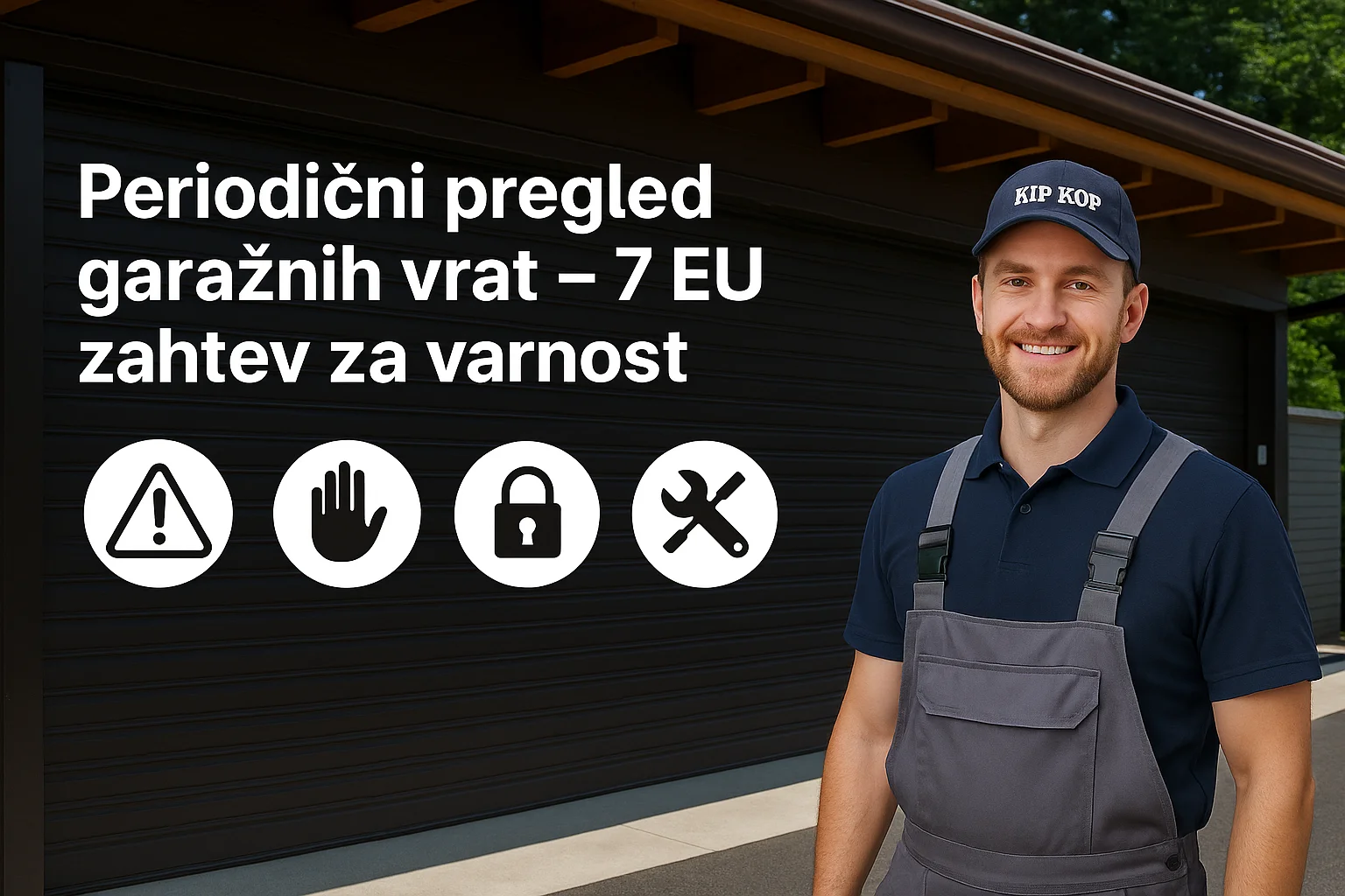 Periodični pregled garažnih vrat – 7 EU zahtev za varnost